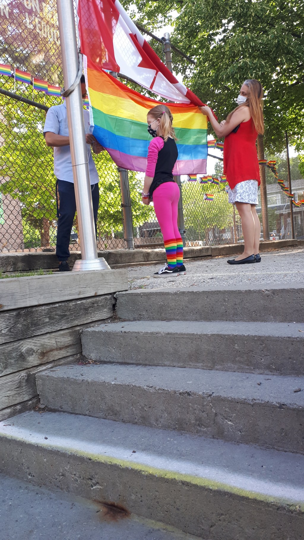 St Brigid Pride Flag&nbsp;Raising